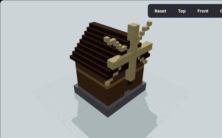 Windmill Granary Barn — Minecraft build preview