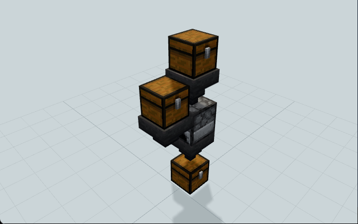 AutoSmelter — Input, Fuel, and Output — Minecraft build preview