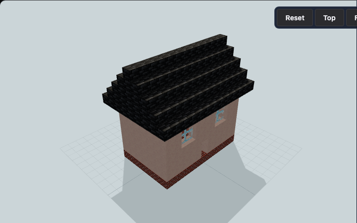 Brick Tudor Starter Cottage — Minecraft build preview