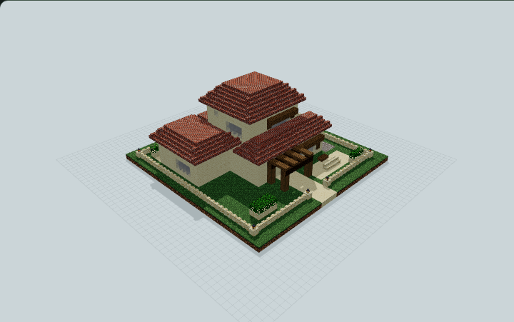 Mediterranean Terrace Home — Minecraft build preview