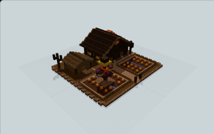 Haunted Harvest Farm — Minecraft build preview