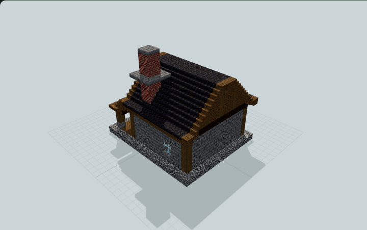 Toolsmith Workshop With Open Work Porch — Minecraft build preview
