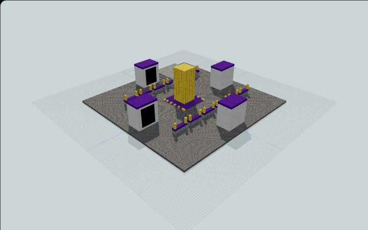 Fantasy Server Spawn Hub — Minecraft build preview