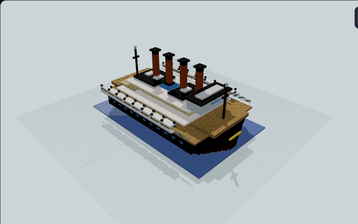 Grand Titanic Ocean Liner — Minecraft build preview
