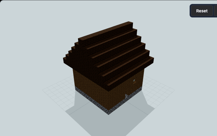 Spruce Taiga Chimney Cabin — Minecraft build preview