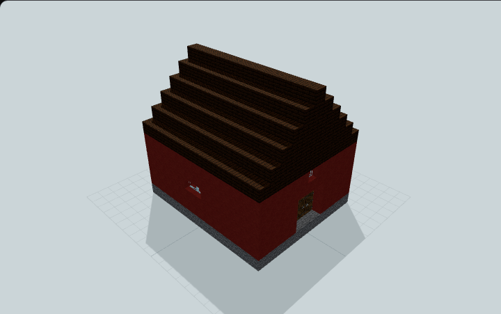 Red Farm Barn — Minecraft build preview