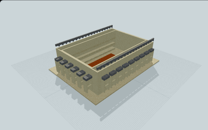 Grand Roman Amphitheater — Minecraft build preview