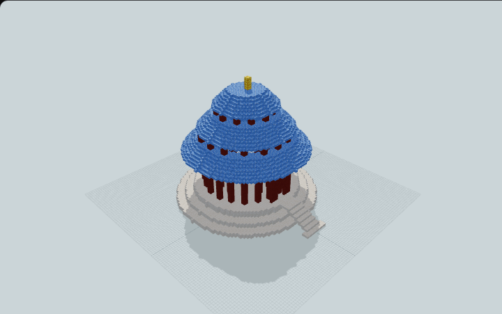 Hall of Prayer for Good Harvests — Minecraft build preview