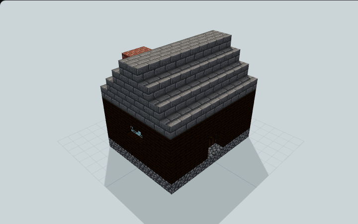 Stone Blacksmith Forge — Minecraft build preview